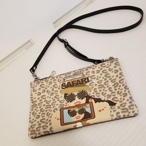 Barbara Rihl Paris "SAFARI" Crossbody/Clutch, Stylish, Unique, Fun